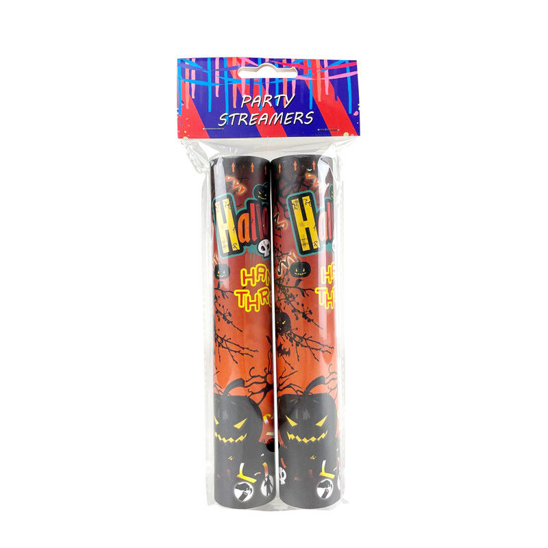 Multicolor Paper Streamer Halloween Party Confetti Cannon